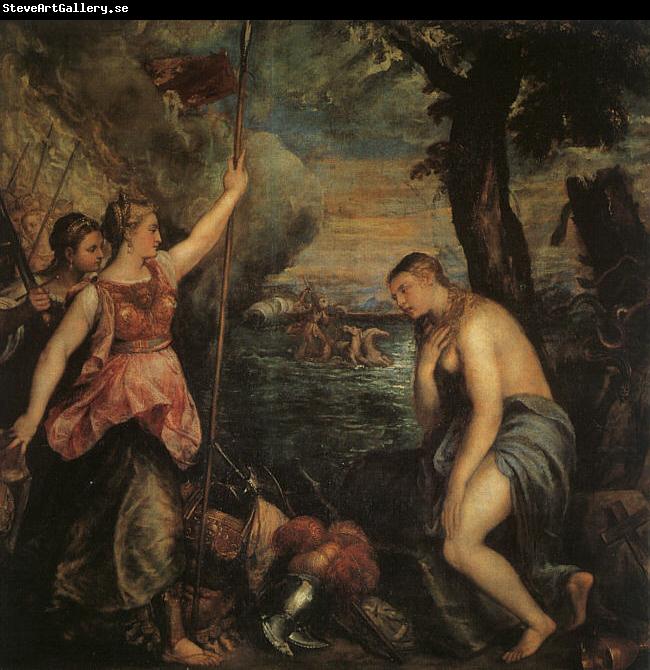  Titian Spain Succoring Religion